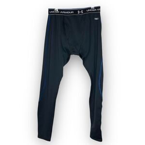 Under Armour UA Base Layer 3.0 Coldgear Fitted Leggings Pants Black Men’s Medium